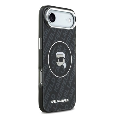 Apple iPhone 17 Air Kılıf Karl Lagerfeld Orjinal Lisanslı IML Baskılı KL Heads Kapak
