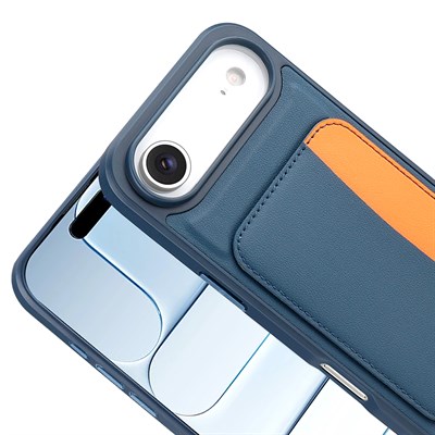 Apple iPhone 17 Air Kılıf Kartlıklı Zore X-Kart Silikon Kapak
