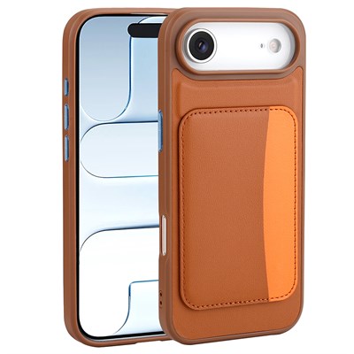 Apple iPhone 17 Air Kılıf Kartlıklı Zore X-Kart Silikon Kapak