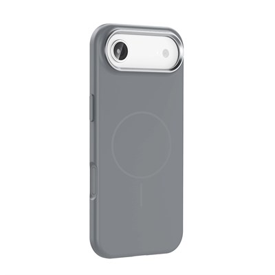 Apple iPhone 17 Air Kılıf M-Safe Şarj Özellikli Metal Kamera Çerçeveli Zore Edi Silikon Kapak