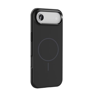 Apple iPhone 17 Air Kılıf M-Safe Şarj Özellikli Metal Kamera Çerçeveli Zore Edi Silikon Kapak