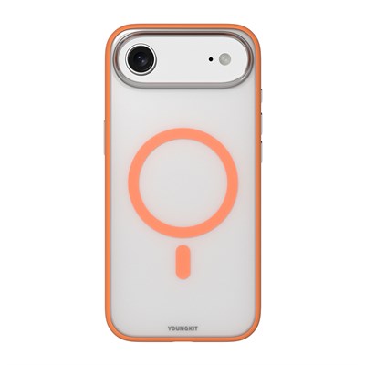 Apple iPhone 17 Air Kılıf M-safe Şarj Özellikli Youngkit Clear Serisi Kapak