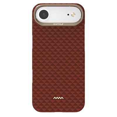 Apple iPhone 17 Air Kılıf M-safe Şarj Özellikli Raptic Aramid Skin Origin Serisi Kapak