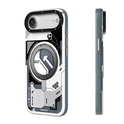 Apple iPhone 17 Air Kılıf M-safe Şarj Özellikli Youngkit Starship Serisi Kapak
