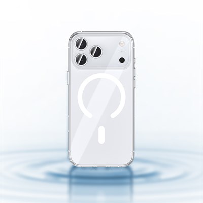 Apple iPhone 17 Air Kılıf M-safe Şarj Özellikli Benks ​​​​​​Crystal Serisi Şeffaf Kapak