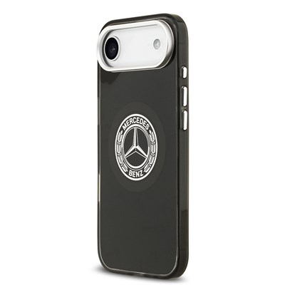 Apple iPhone 17 Air Kılıf Mercedes Benz Orjinal Lisanslı M-safe Şarj Özellikli Çift Katmanlı PC Nostaljik Yıldız Dizayn Kapak