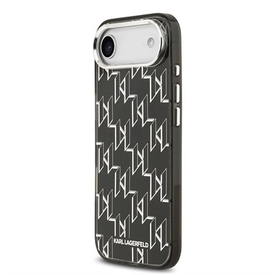Apple iPhone 17 Air Kılıf Orjinal Lisanslı M-safe Şarj Özellikli Karl Lagerfeld IML Baskılı Monogram Dizayn Kapak