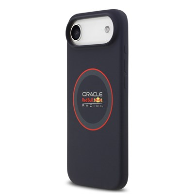 Apple iPhone 17 Air Kılıf Redbull Orjinal Lisanslı M-safe Şarj Özellikli Kırmızı Halka ve Logo Silikon Kapak