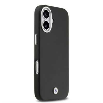 Apple iPhone 17 Kılıf BMW Orjinal Lisanslı M-safe Şarj Özellikli Metal Logolu Tam Kaplama Deri Kapak