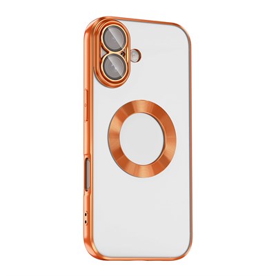 Apple iPhone 17 Kılıf Kamera Korumalı Logo Gösteren Zore Omega Kapak