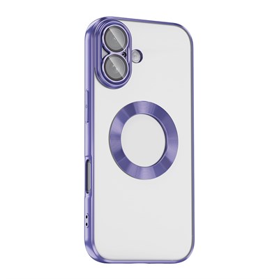 Apple iPhone 17 Kılıf Kamera Korumalı Logo Gösteren Zore Omega Kapak