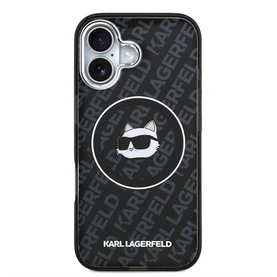 Apple iPhone 17 Kılıf Karl Lagerfeld Orjinal Lisanslı IML Baskılı Choupette Heads Kapak