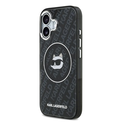 Apple iPhone 17 Kılıf Karl Lagerfeld Orjinal Lisanslı IML Baskılı Choupette Heads Kapak