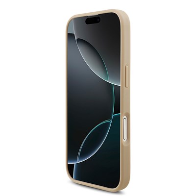Apple iPhone 17 Kılıf Lacoste Orjinal Lisanslı M-safe Şarj Özellikli PU Pike Desenli Metal Logolu Kartlıklı Kapak