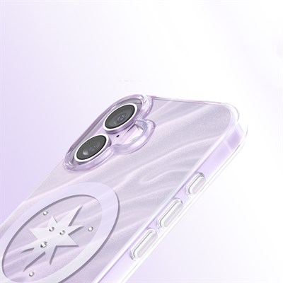 Apple iPhone 17 Kılıf M-Safe Şarj Özellikli Zore Paris Rovix Sert PC Kapak