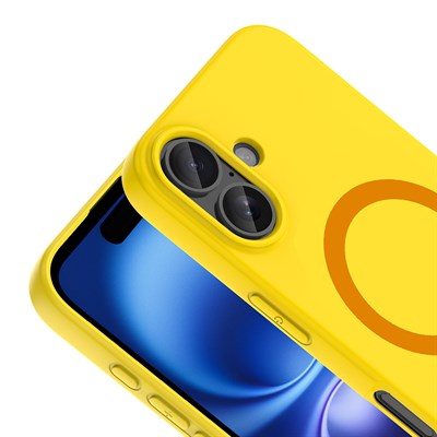 Apple iPhone 17 Kılıf M-Safe Şarj Özellikli Zore Aris Silikon Kapak