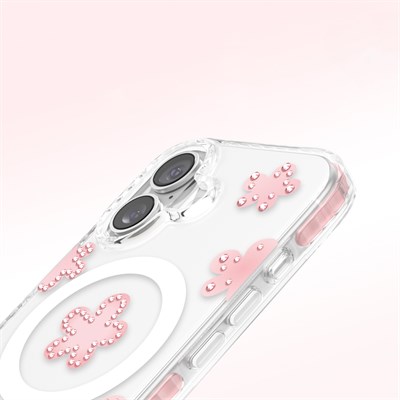 Apple iPhone 17 Kılıf M-Safe Şarj Özellikli Zore Paris Elvo Sert PC Kapak