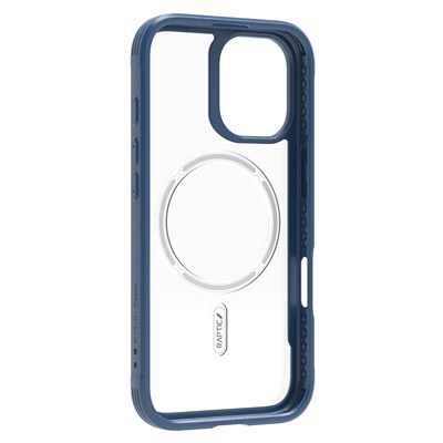 Apple iPhone 17 Kılıf M-safe Şarj Özellikli Airbagli Raptic Shield Serisi Şeffaf Arka Yüzey Kapak