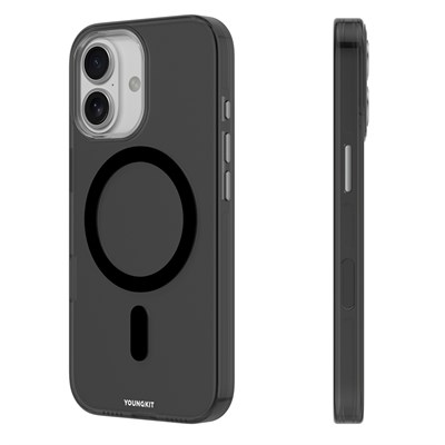 Apple iPhone 17 Kılıf M-safe Şarj Özellikli Şeffaf Youngkit Crystal Shield Serisi Kapak