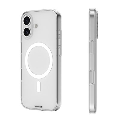 Apple iPhone 17 Kılıf M-safe Şarj Özellikli Youngkit Clear Serisi Kapak