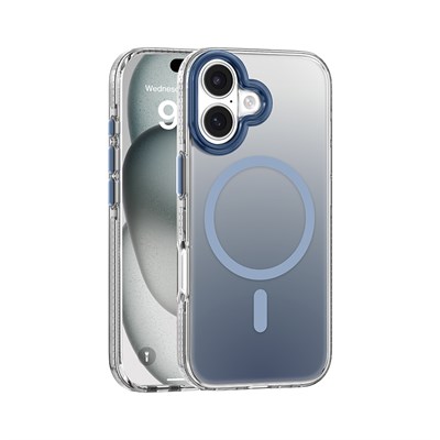 Apple iPhone 17 Kılıf M-safe Şarj Özellikli Sararmaya Karşı Dayanıklı Mutural Icesense Serisi Kapak