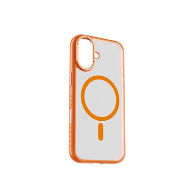 Apple iPhone 17 Kılıf M-safe Şarj Özellikli Metal Kamera Standlı Lenyes CK226 PC Kapak