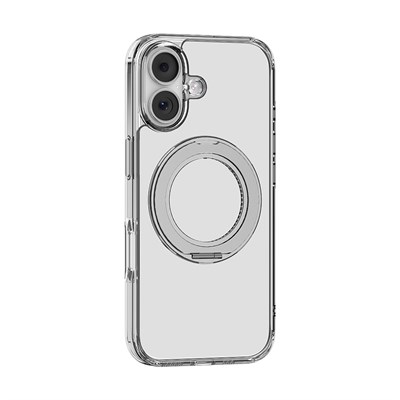 Apple iPhone 17 Kılıf M-safe Şarj Özellikli Standlı Airbag Tasarımlı Mutural Fresh Serisi Kapak