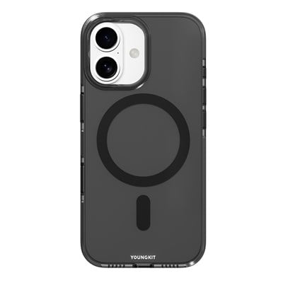 Apple iPhone 17 Kılıf M-safe Şarj Özellikli Şeffaf Youngkit Crystal Shield Serisi Kapak