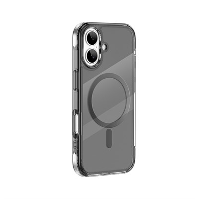 Apple iPhone 17 Kılıf M-safe Şarj Özellikli Wiwu MCC-702 Titanyum Pro Serisi Sert PC Kapak