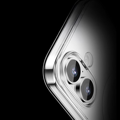 Apple iPhone 17 Kılıf M-safe Şarj Özellikli Transparan Sert PC Wlons Pita Kapak