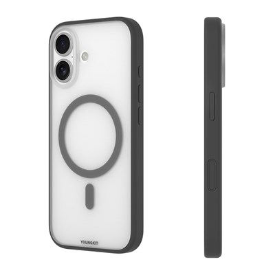 Apple iPhone 17 Kılıf M-safe Şarj Özellikli Youngkit Clear Serisi Kapak