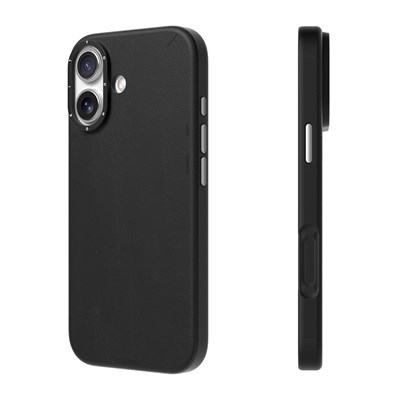 Apple iPhone 17 Kılıf M-safe Şarj Özellikli Basit Mat Deri Desenli Youngkit Tech Fashion Serisi Kapak