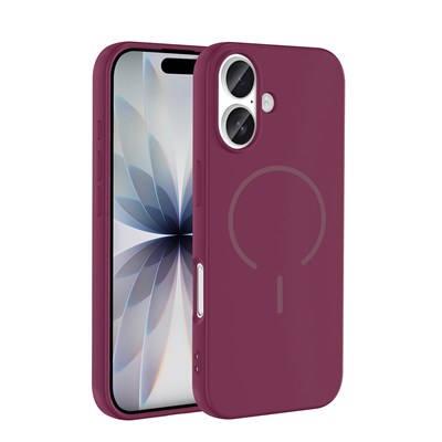 Apple iPhone 17 Kılıf M-safe Şarj Özellikli Zore Meta Kapak