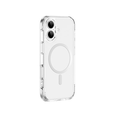 Apple iPhone 17 Kılıf M-safe Şarj Özellikli Wiwu MCC-702 Titanyum Pro Serisi Sert PC Kapak