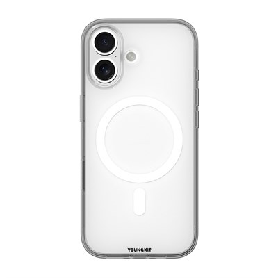 Apple iPhone 17 Kılıf M-safe Şarj Özellikli Youngkit Clear Serisi Kapak