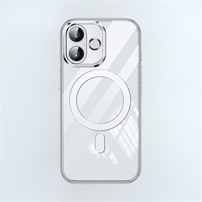 Apple iPhone 17 Kılıf M-safe Şarj Özellikli Wlons Standlı Efsane Kapak