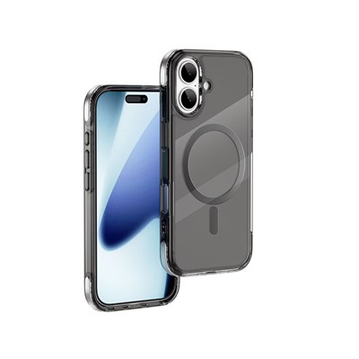Apple iPhone 17 Kılıf M-safe Şarj Özellikli Wiwu MCC-702 Titanyum Pro Serisi Sert PC Kapak