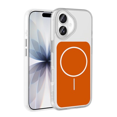 Apple iPhone 17 Kılıf  Metal Buton Tasarımlı Zore İkonik Sert Silikon Kapak