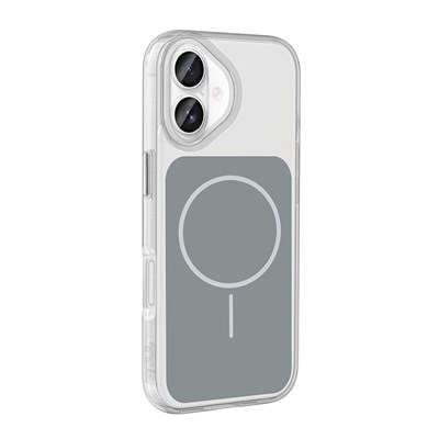 Apple iPhone 17 Kılıf  Metal Buton Tasarımlı Zore İkonik Sert Silikon Kapak