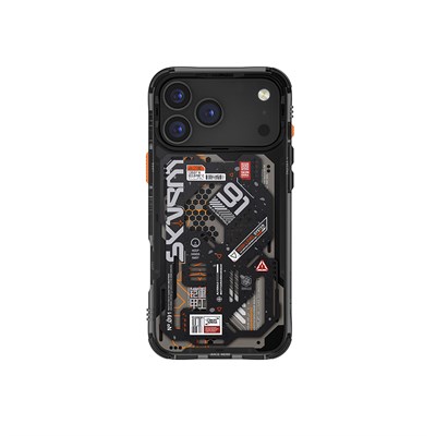 Apple iPhone 17 Pro Kılıf Desenli Airbag Tasarımlı Skinarma Spectra Kapak