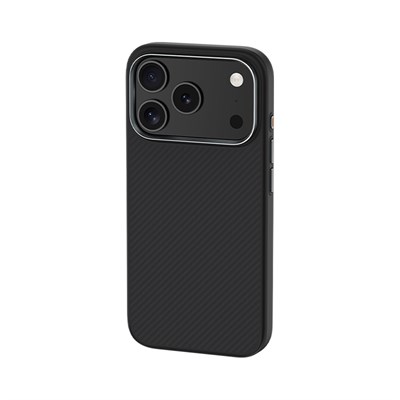 Apple iPhone 17 Pro Kılıf Karbon Fiber M-safe Şarj Özellikli Benks Hybrid ArmorPro 600D Kevlar Kapak