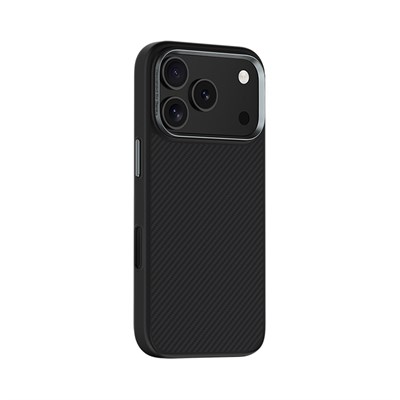 Apple iPhone 17 Pro Kılıf Karbon Fiber M-safe Şarj Özellikli Benks Hybrid ArmorPro 600D Kevlar Kapak
