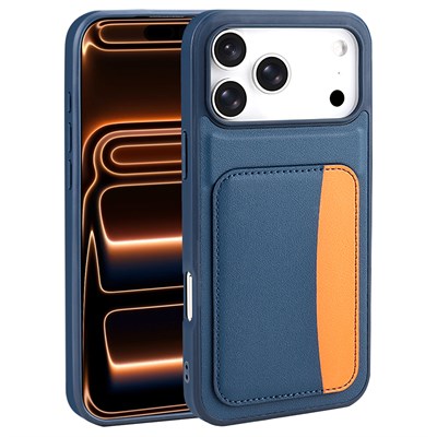 Apple iPhone 17 Pro Kılıf Kartlıklı Zore X-Kart Silikon Kapak
