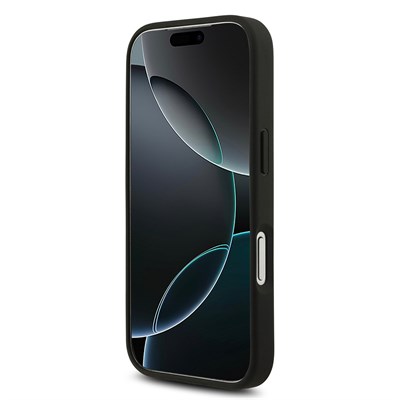 Apple iPhone 17 Pro Kılıf Lacoste Orjinal Lisanslı M-safe Şarj Özellikli PU Deri Tasarımlı Metal Logolu Kapak