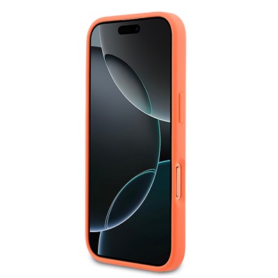 Apple iPhone 17 Pro Kılıf Lacoste Orjinal Lisanslı M-safe Şarj Özellikli PU Pike Desenli Metal Logolu Kapak