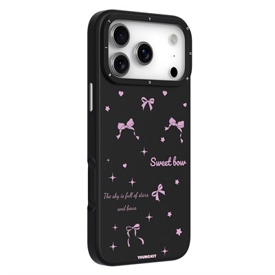 Apple iPhone 17 Pro Kılıf M-Safe Şarj Özellikli Airbagli Çift Katmanlı Youngkit Sweathart Serisi Kapak