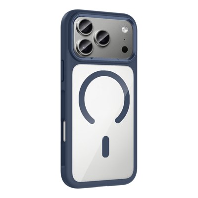 Apple iPhone 17 Pro Kılıf M-Safe Şarj Özellikli Metal Kamera Çerçeveli Zore Tiko Kapak