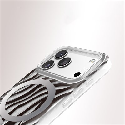 Apple iPhone 17 Pro Kılıf M-Safe Şarj Özellikli Zore Paris Veyro TPU Kapak