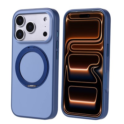Apple iPhone 17 Pro Kılıf M-Safe Şarj Özellikli Standlı Zore Proton Silikon Kapak