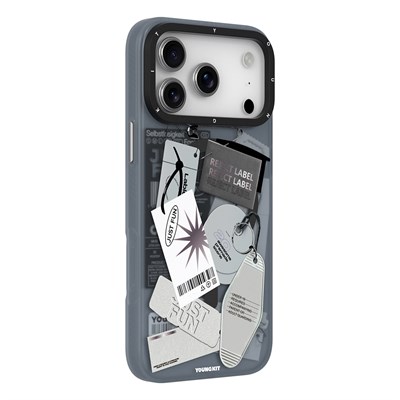 Apple iPhone 17 Pro Kılıf M-Safe Şarj Özellikli Youngkit Different Dimension Serisi Kapak